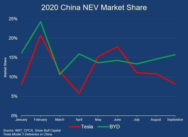 China 2020 NEV market