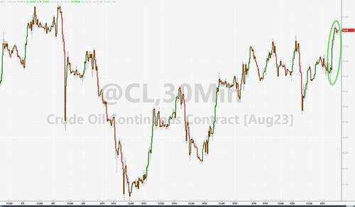 油价涨约2%至两周高位，美油重上72美元