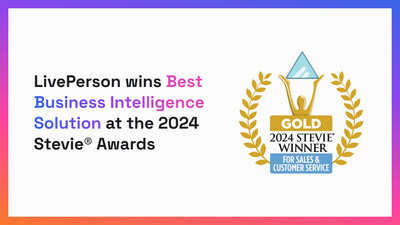 LivePerson (Nasdaq: LPSN), the enterprise leader in digital customer conversations, was presented with the Gold Stevie Award for Best Business Intelligence Solution at the 18th annual Stevie Awards for Sales & Customer Service.