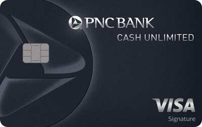 PNC Bank New Cash Unlimited Visa Signature Credit Card