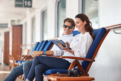 100% of Carnival Corporation's ships across the global fleet are equipped with Starlink's high-speed, low-latency global internet connectivity. Credit: Carnival Corporation