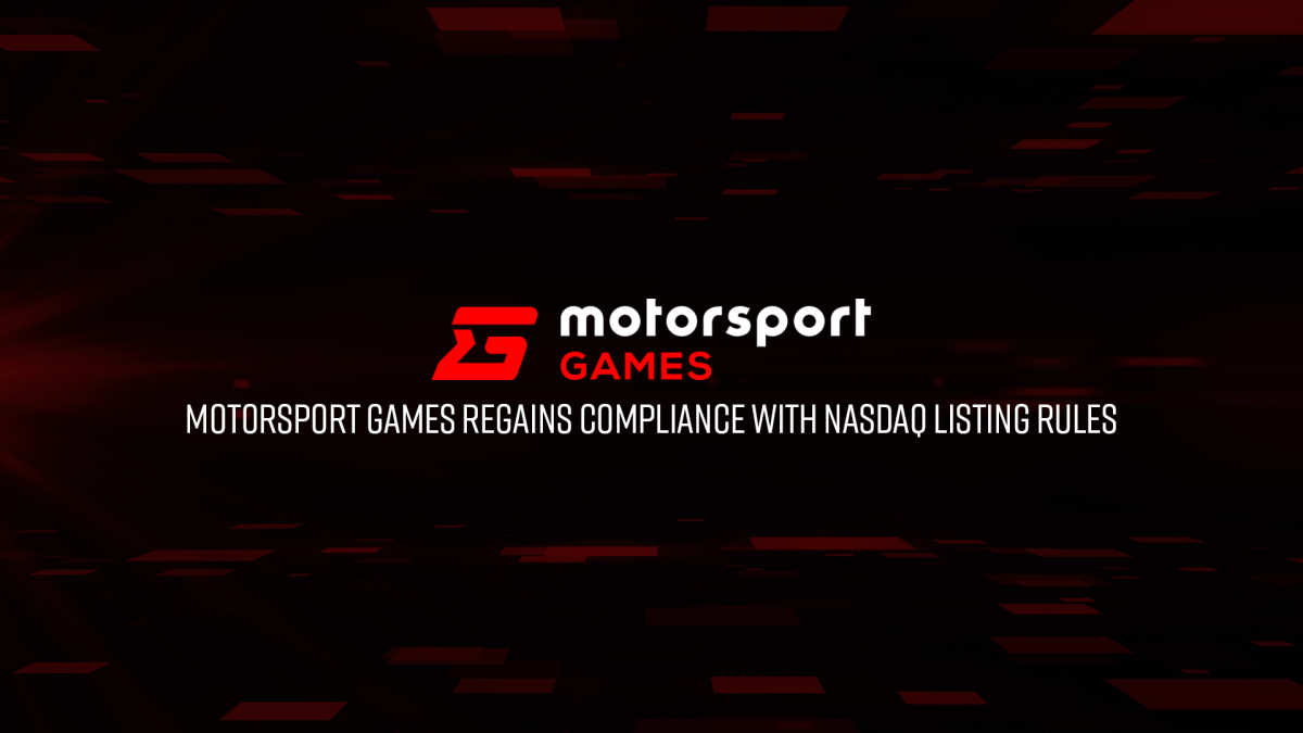 Motorsport Games Regains Compliance With NASDAQ Listing Rules