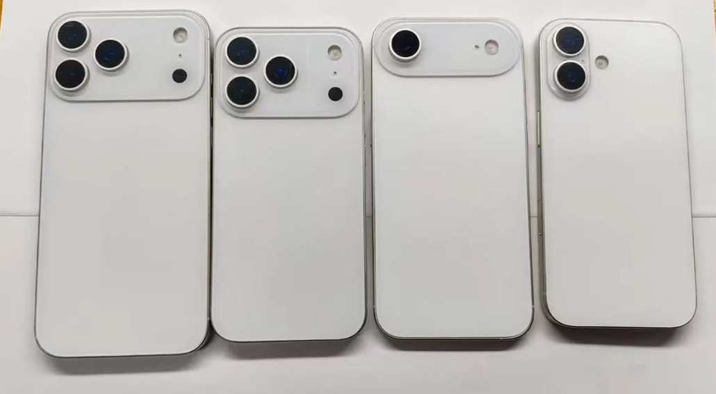Leaked images of the iPhone 17 series model, source: tom's guide