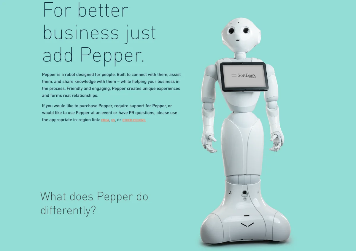 软银人形机器人Pepper