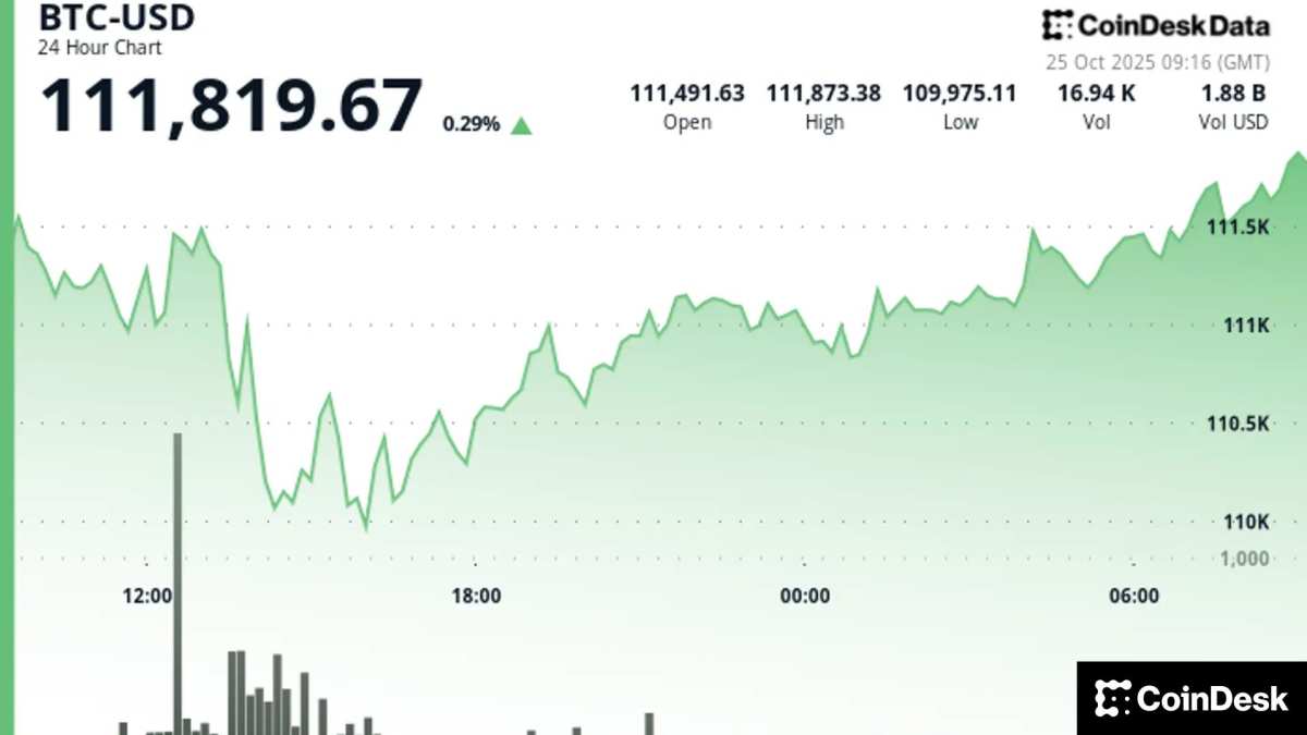 Bitcoin Consolidates Above $111,000 as Breakout Awaits Fresh Catalyst