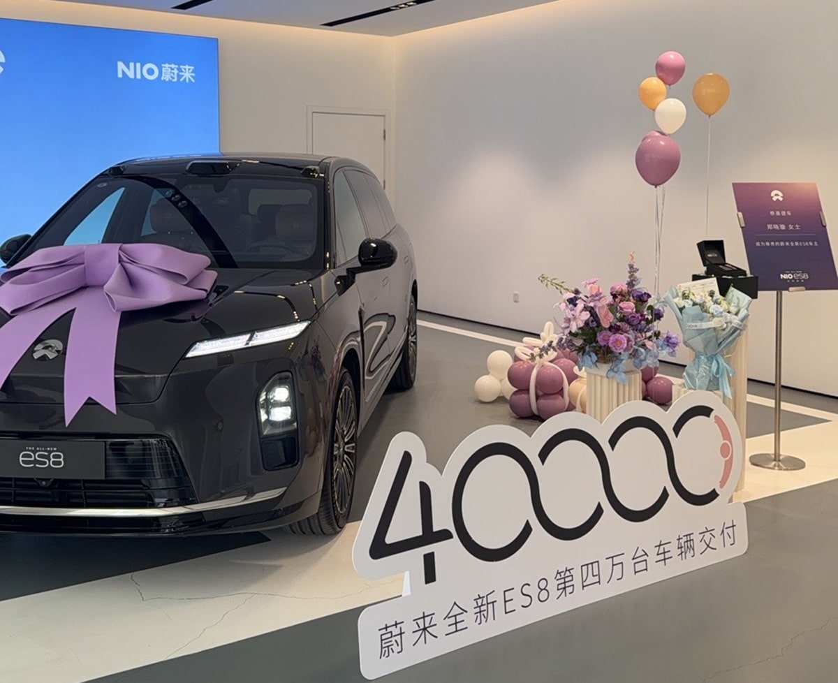 Nio Hits 40,000th Delivery of 3rd-gen ES8, 11 Days After 30,000th Milestone