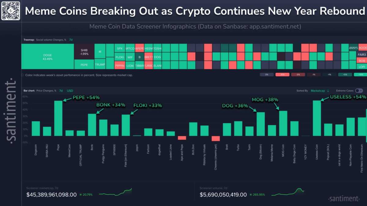 Memecoin leads the rebound: Prelude to a bull market or a trap set by  whales?