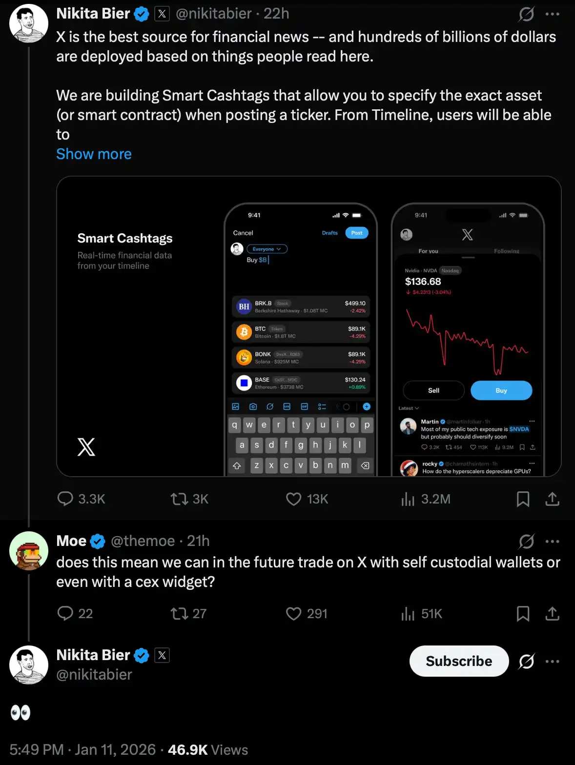 Solana and Twitter have partnered, allowing us to trade on Twitter.