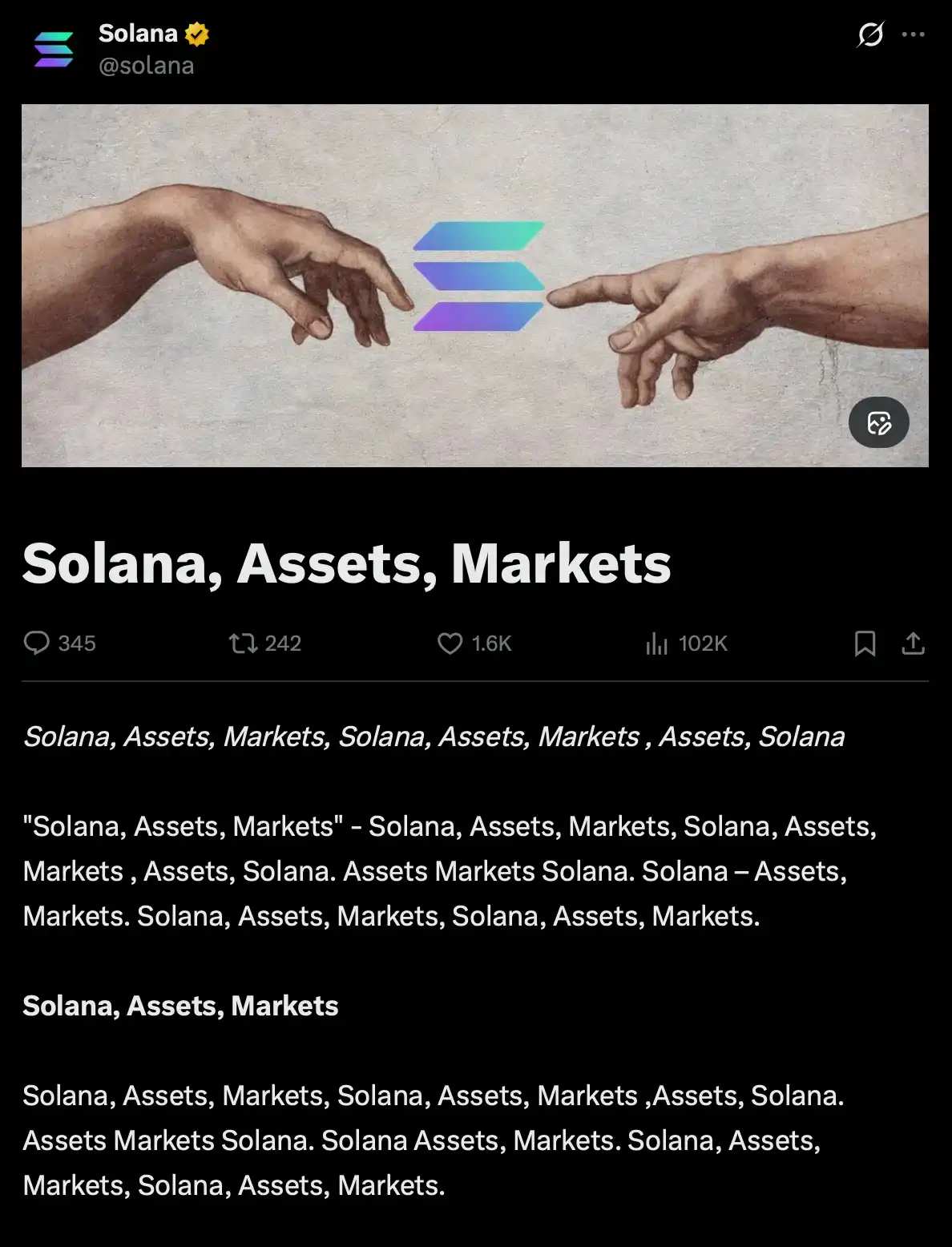 Solana and Twitter have partnered, allowing us to trade on Twitter.