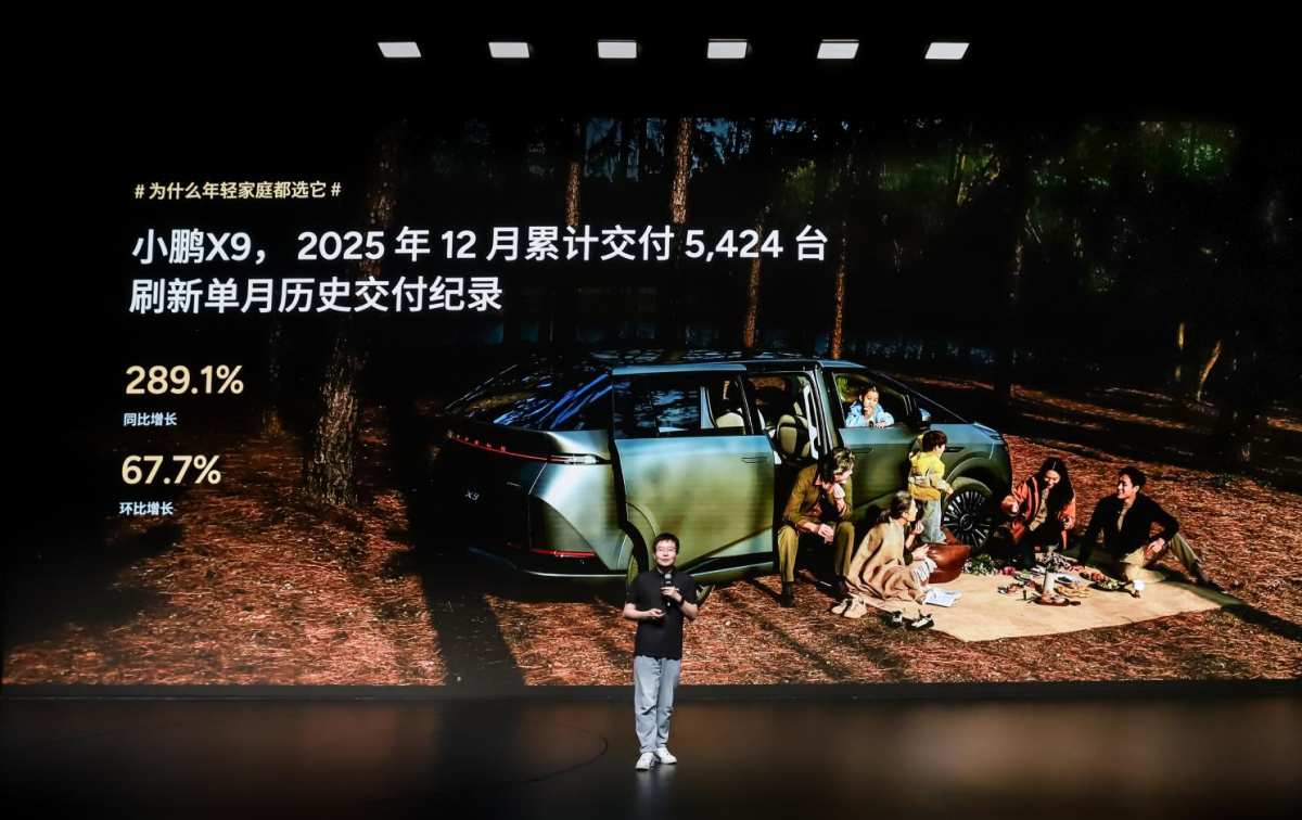 小鹏公布X9超级增程用户画像：90后占比近六成